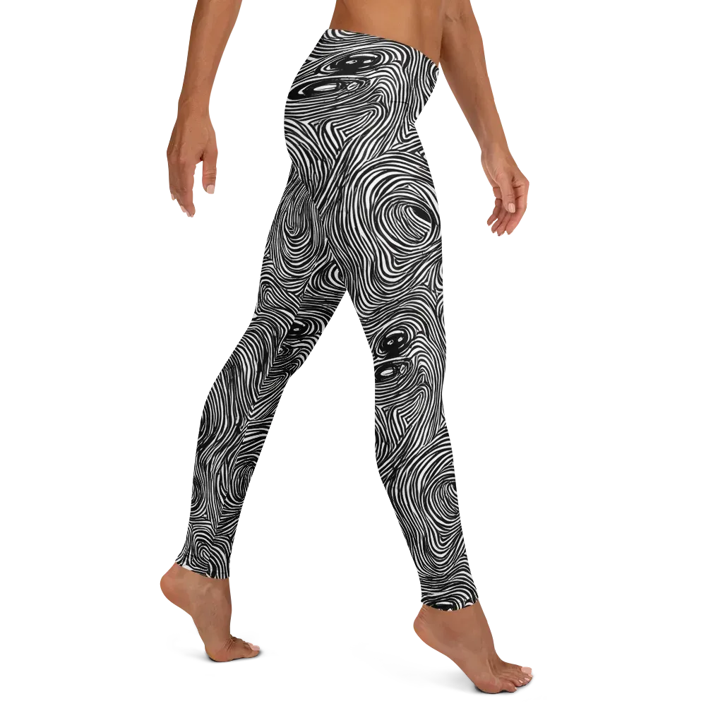 Ink Vortex on Leggings — Right