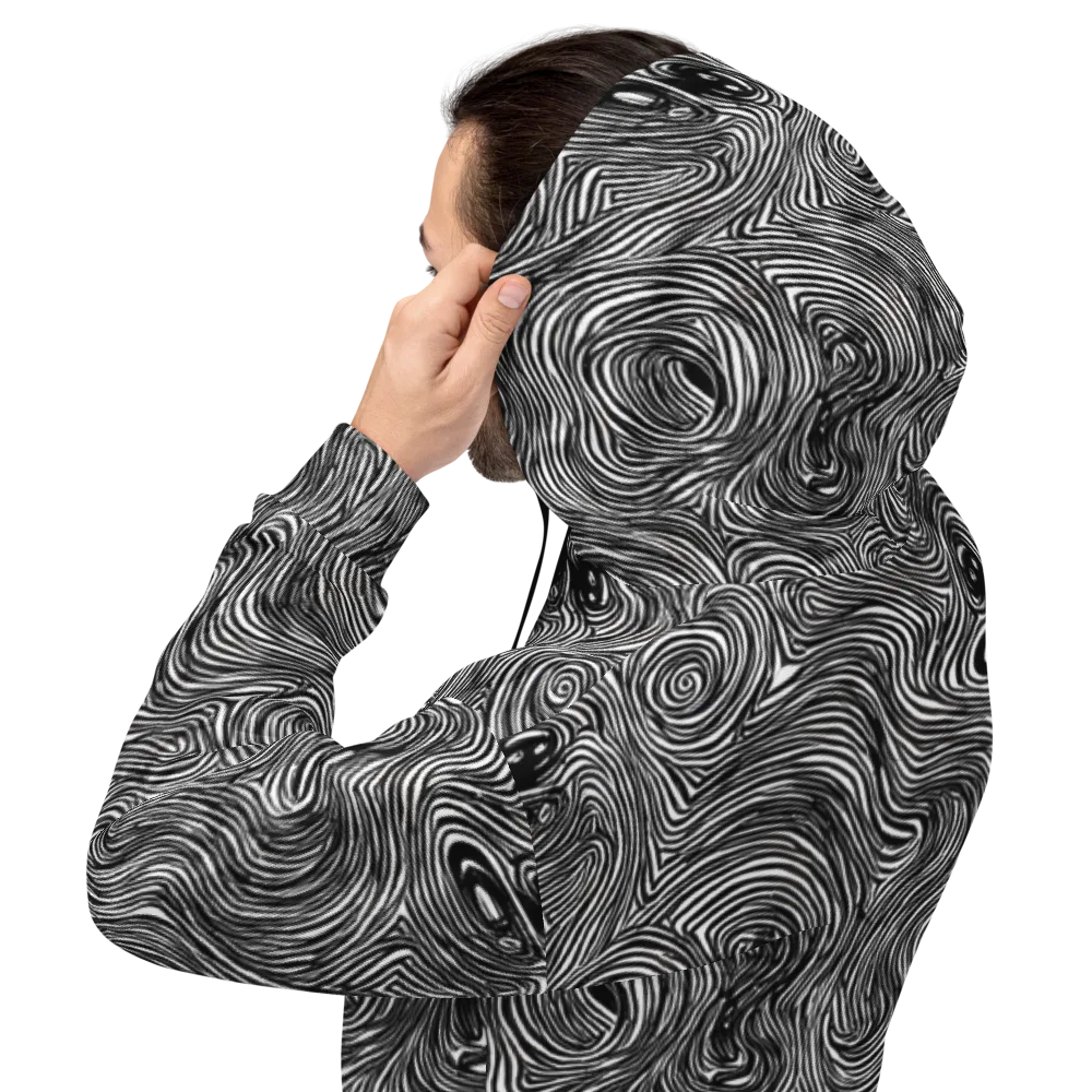 Ink Vortex on Hoodie — Back