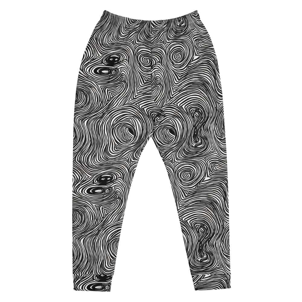 Ink Vortex on Men's Joggers — Front
