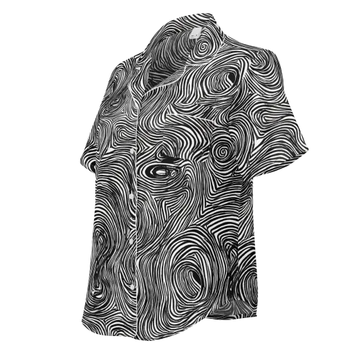 Ink Vortex on a Women's Short Sleeve Pajama Top