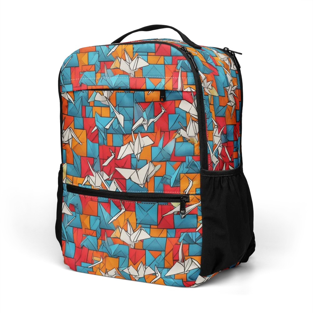 Origami Voltage on Utility Backpack — Left Front