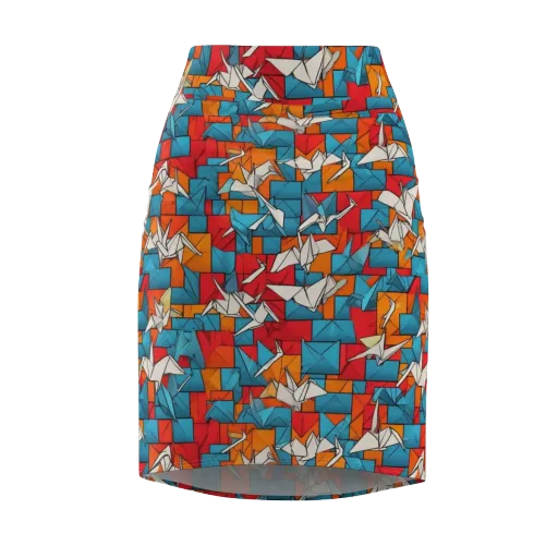 Origami Voltage on a Pencil Skirt