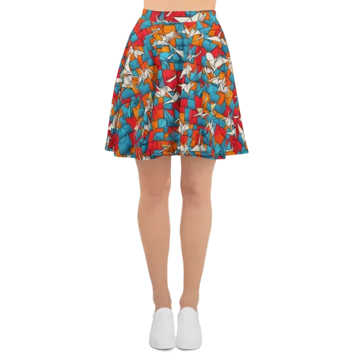 Origami Voltage on a Skater Skirt