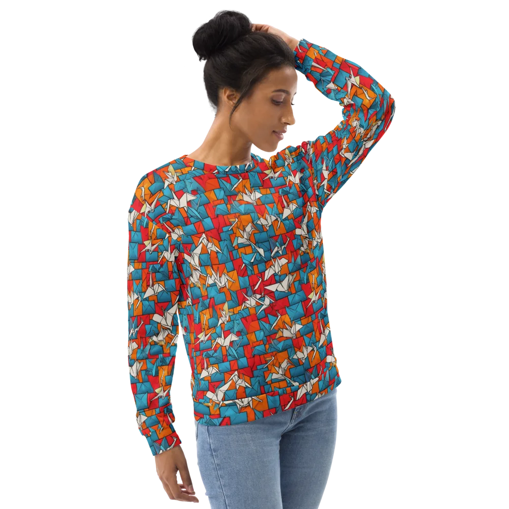 Origami Voltage on Sweatshirt — Right Front