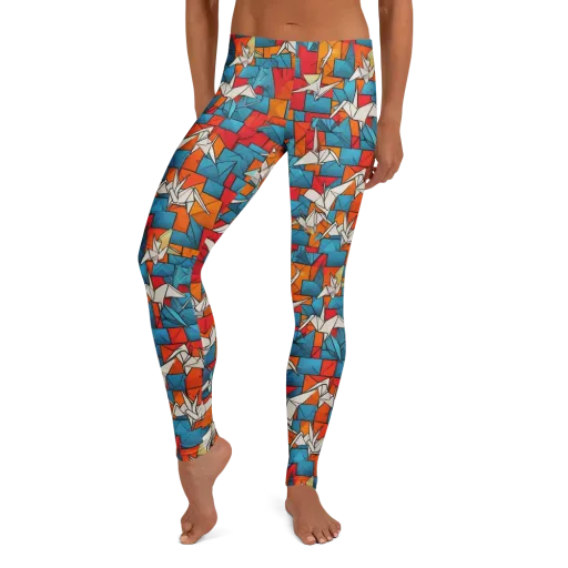 Origami Voltage on a Leggings