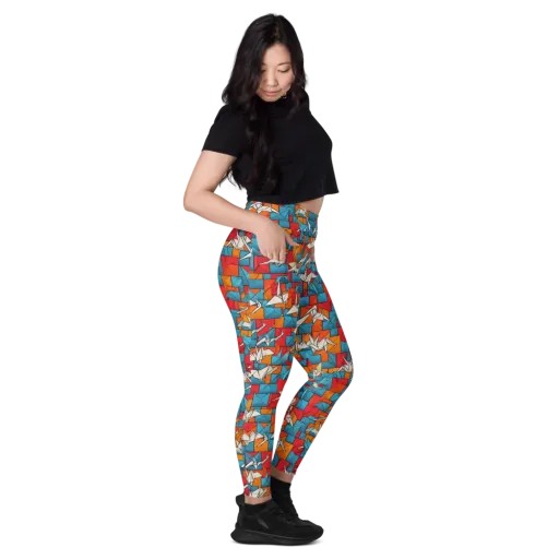Origami Voltage on a Leggings with Pockets