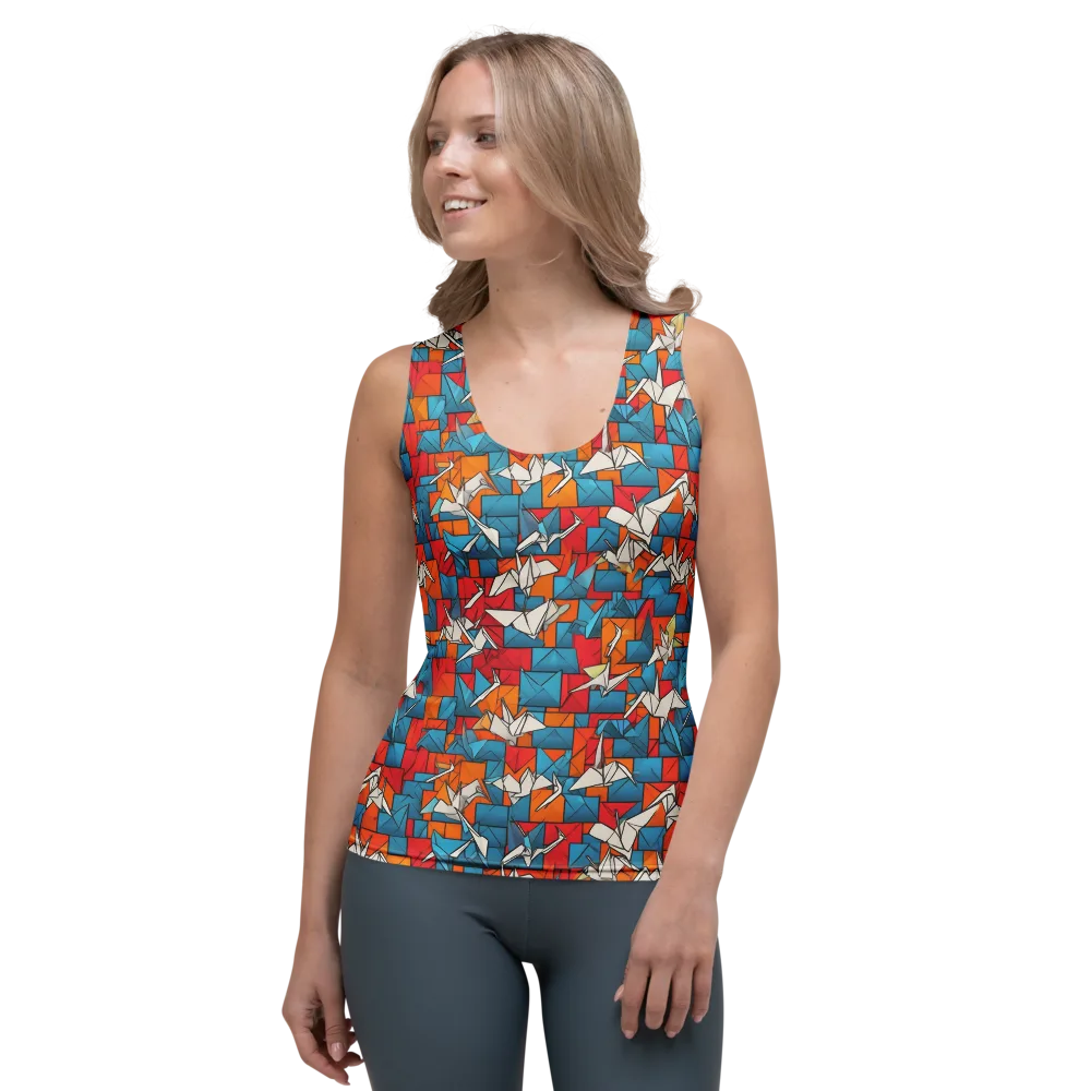 Origami Voltage on Women's Tank Top — Front
