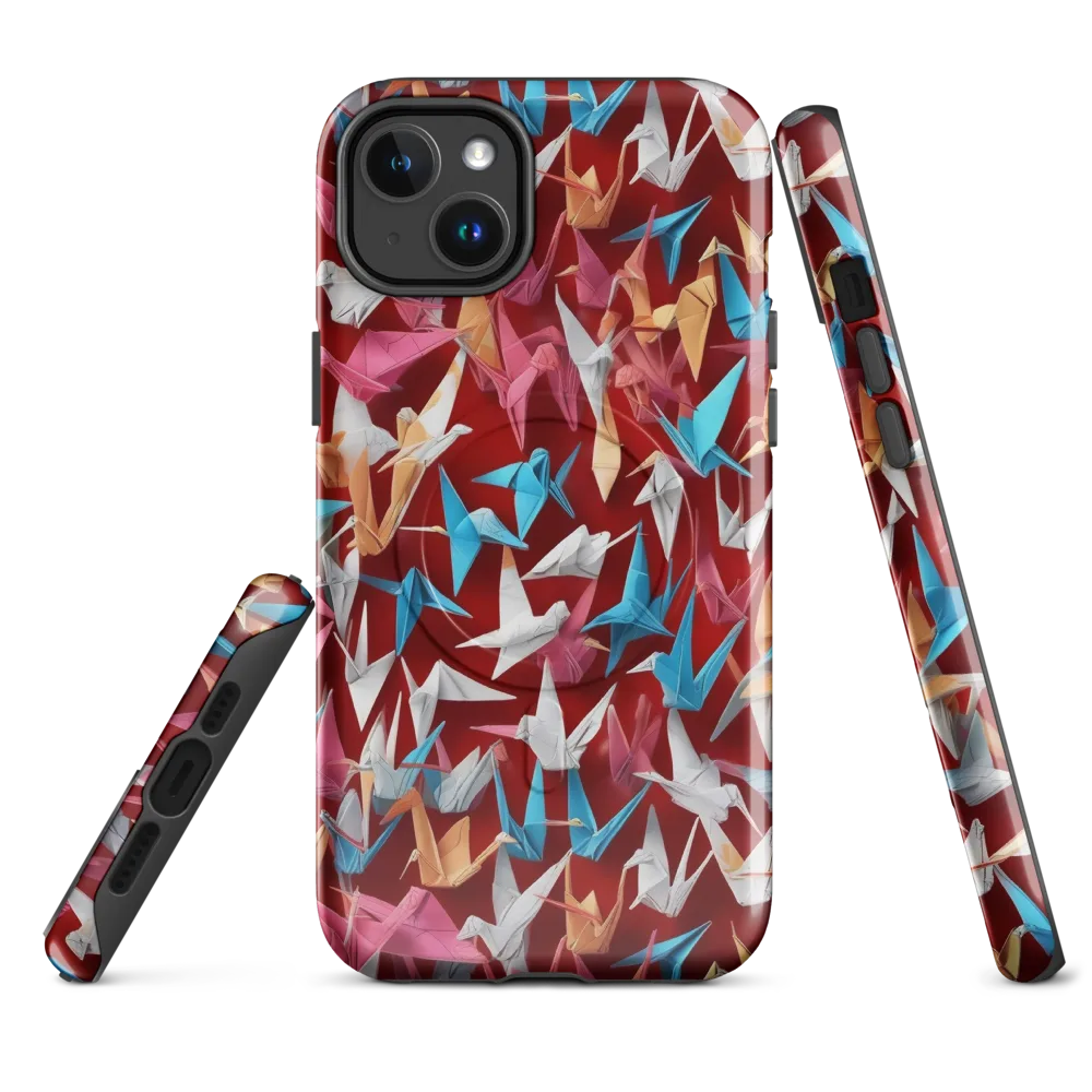 Crane Cascade on MagSafe Tough Case for iPhone® — Front