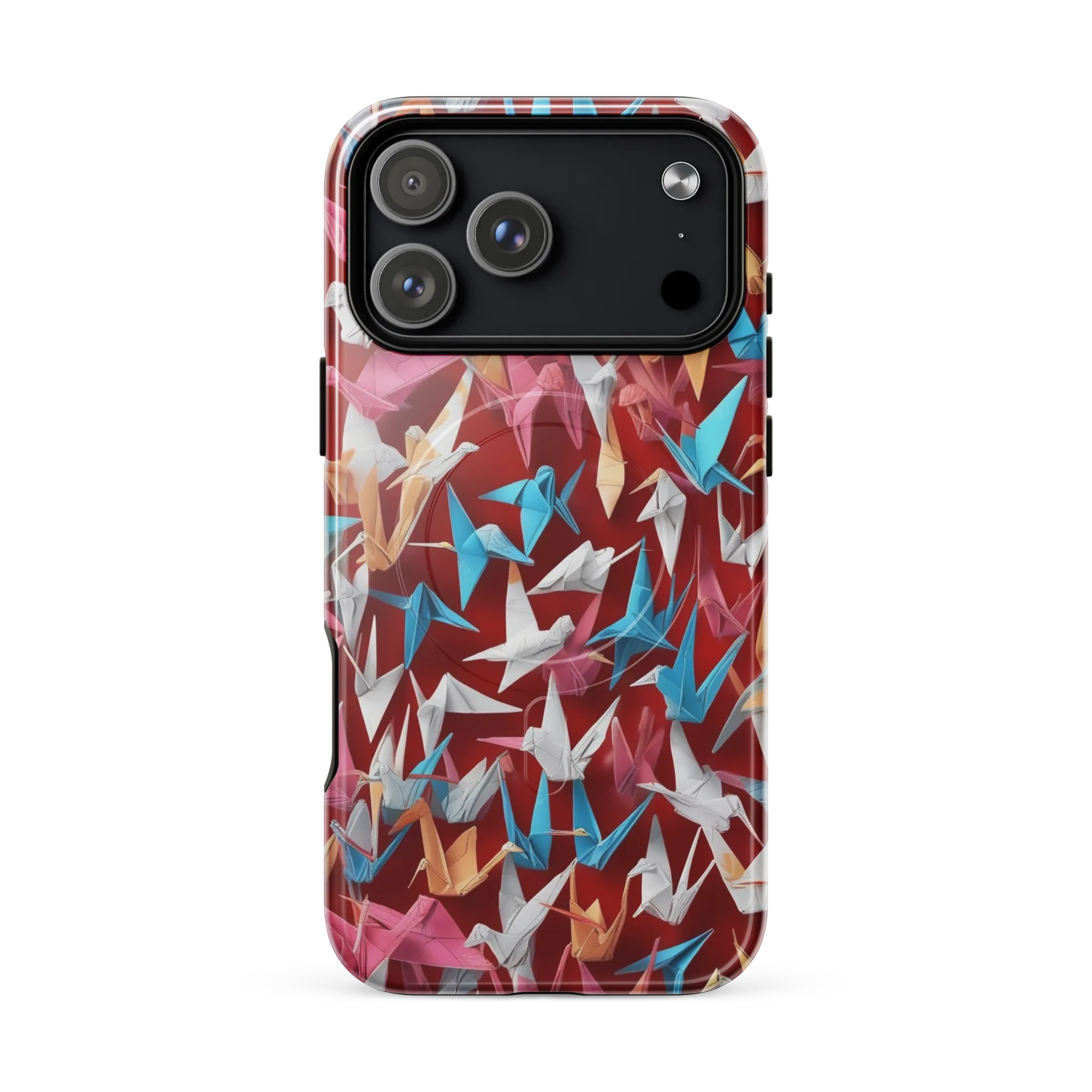 Crane Cascade on MagSafe Tough Case for iPhone® — Front