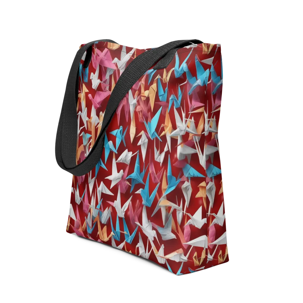 Crane Cascade on Tote Bag — Front