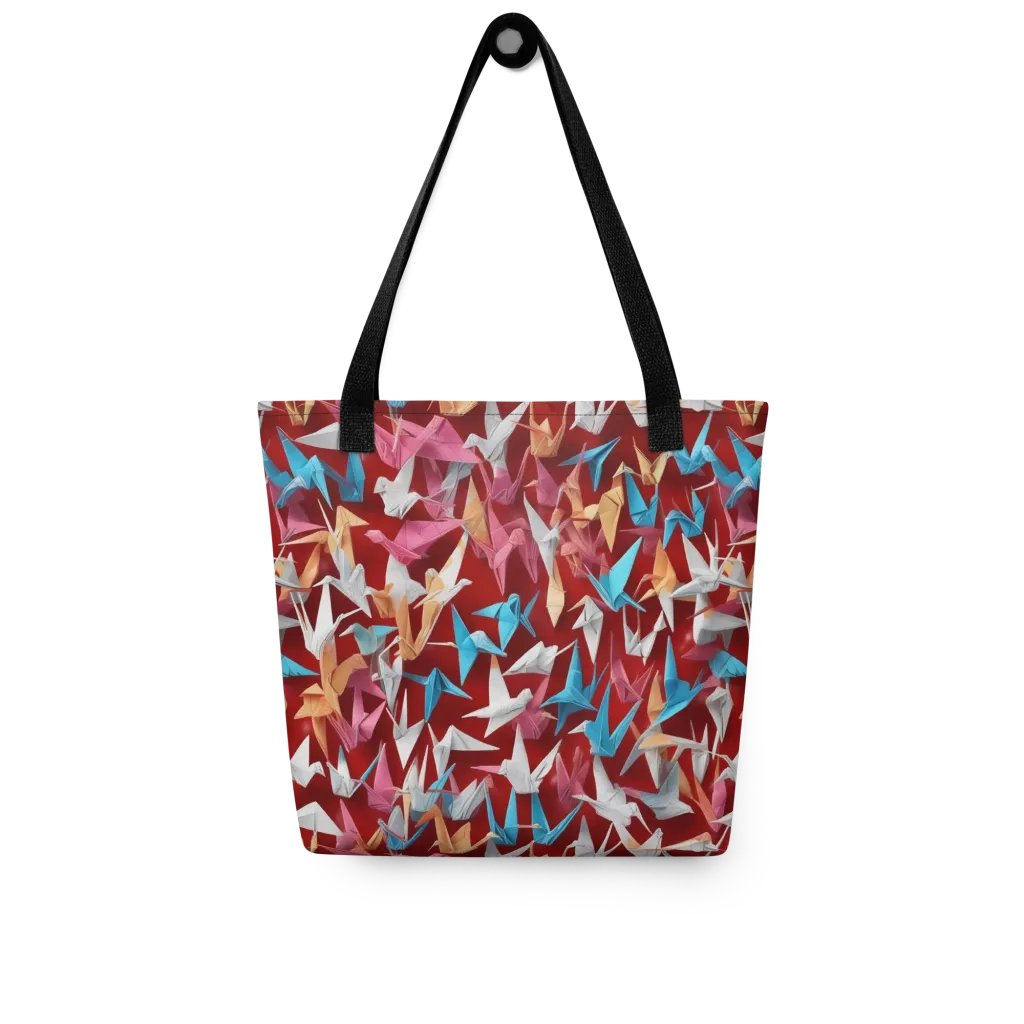 Crane Cascade on Tote Bag — Front