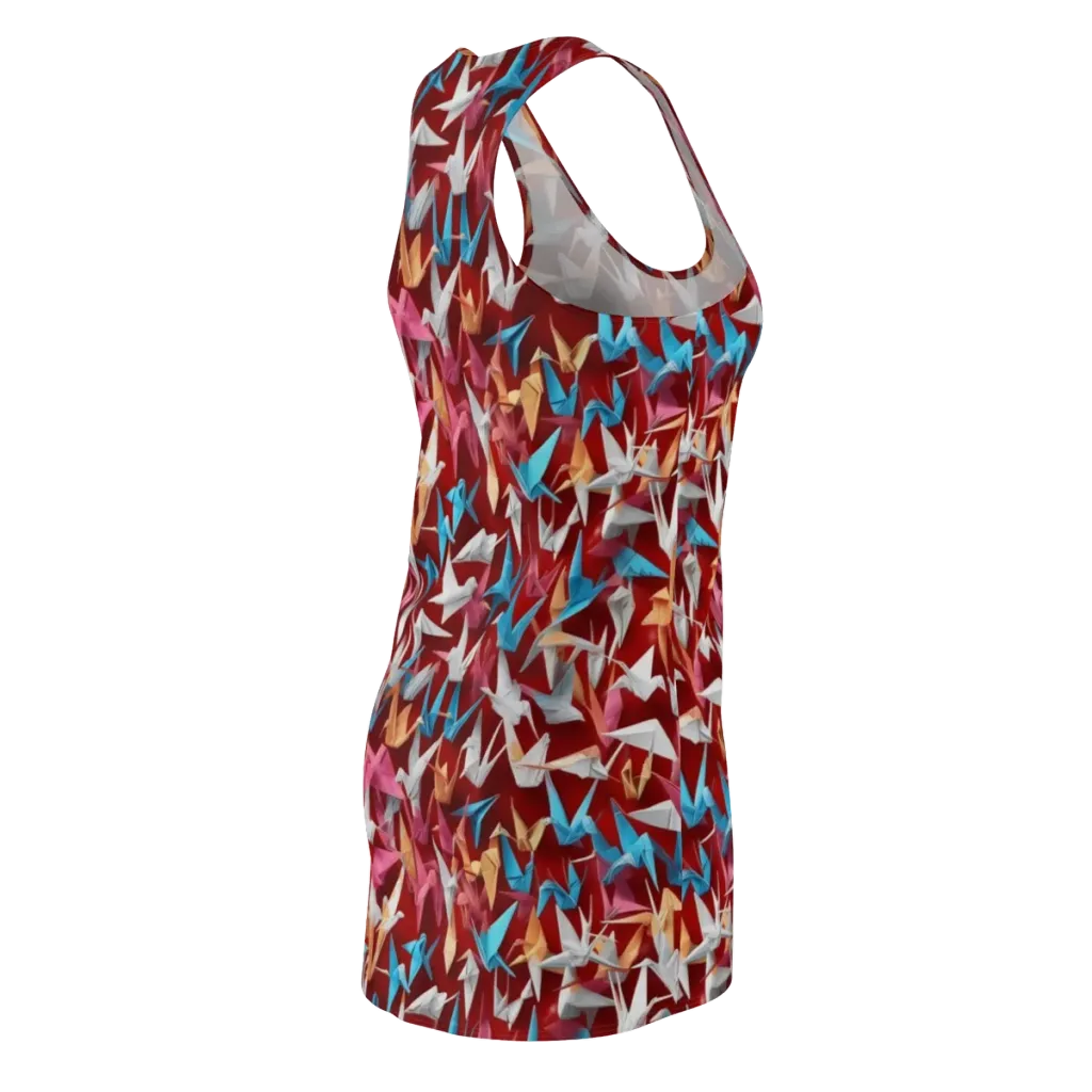 Crane Cascade on Racerback Dress — Back Side