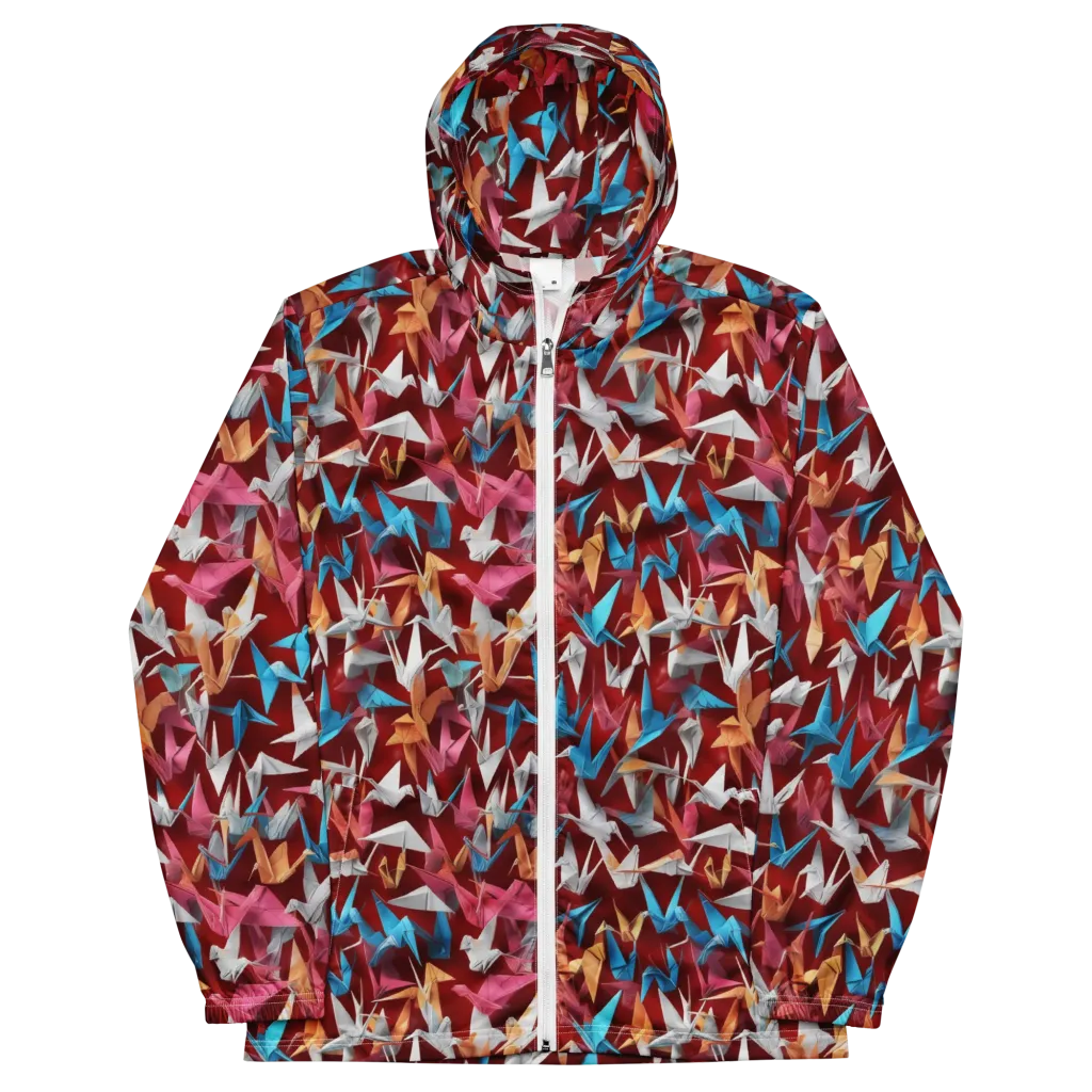 Crane Cascade on Men's Windbreaker — Front