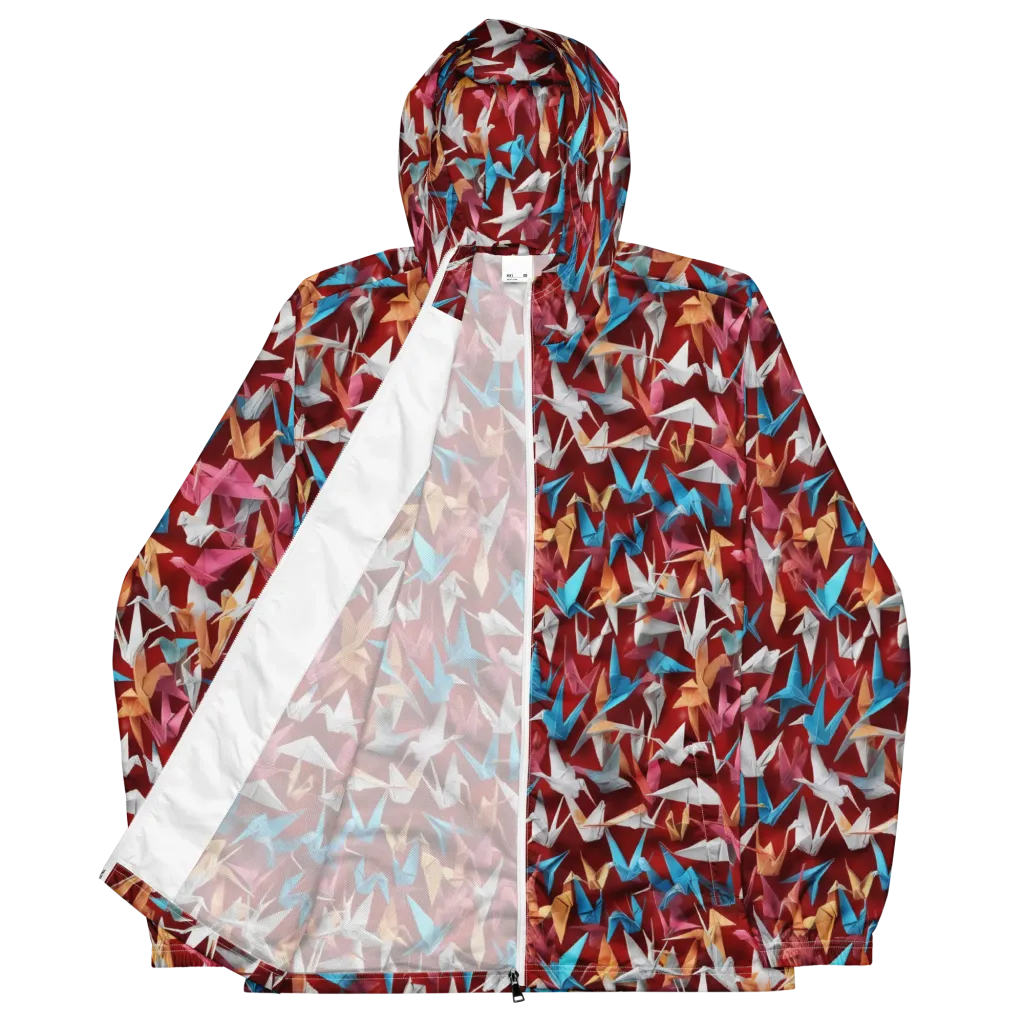 Crane Cascade on Men's Windbreaker — Front