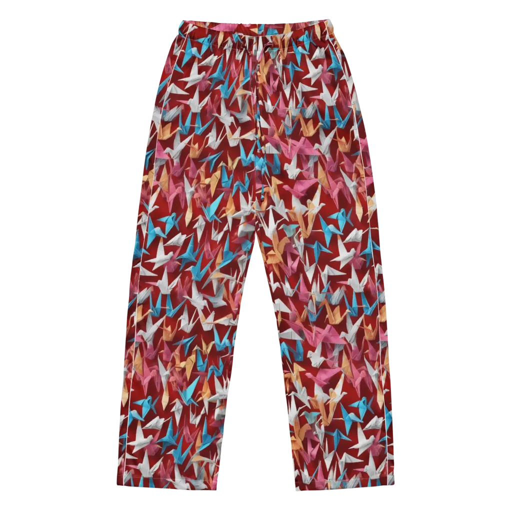 Crane Cascade on Women's Pajama Pants — Front