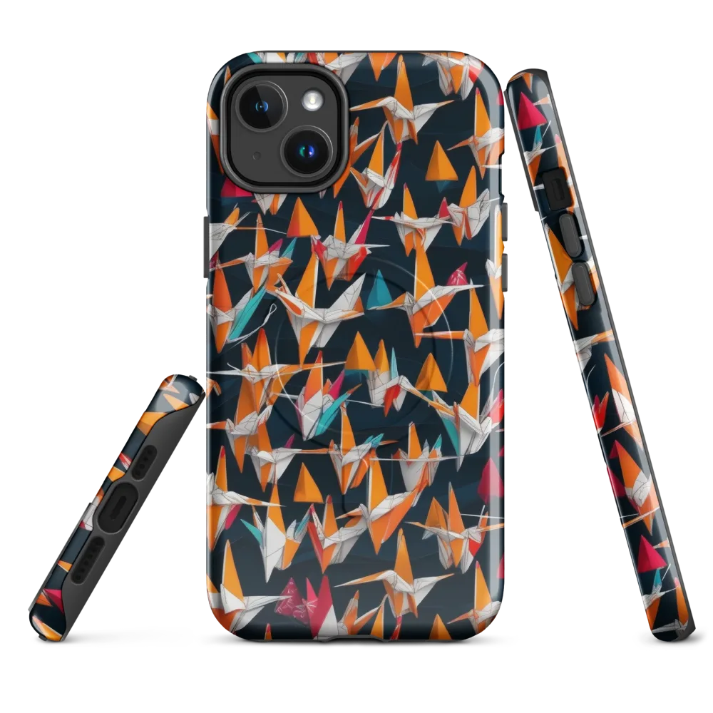 Origami Flight on MagSafe Tough Case for iPhone® — Front