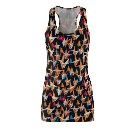 Origami Flight on a Racerback Dress