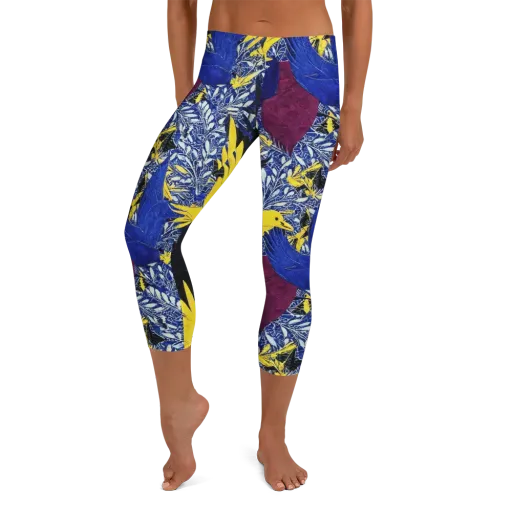 Golden Swift on a Capri Leggings