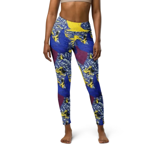Golden Swift on a Yoga Leggings