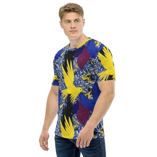 Golden Swift on a Men's Crew Neck T-Shirt