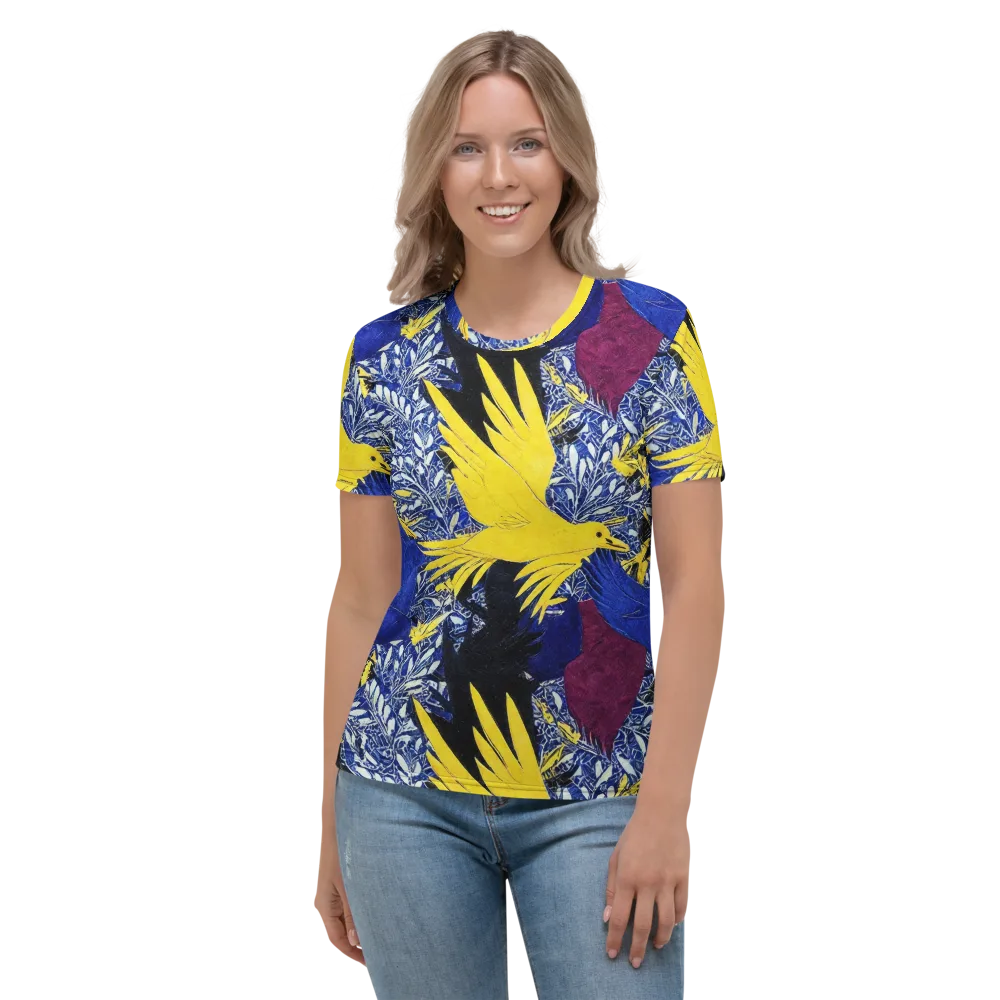 Golden Swift on Women's Crew Neck T-Shirt — Front