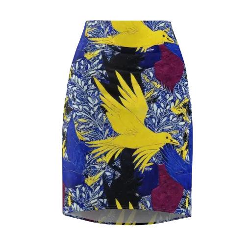 Golden Swift on a Pencil Skirt
