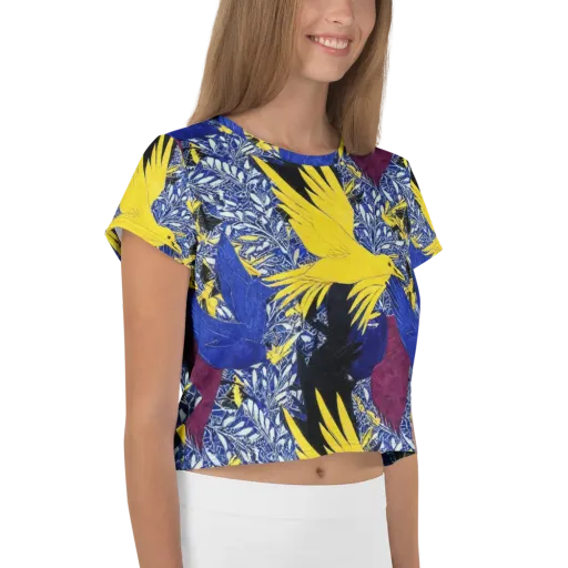 Golden Swift on a Crop Tee