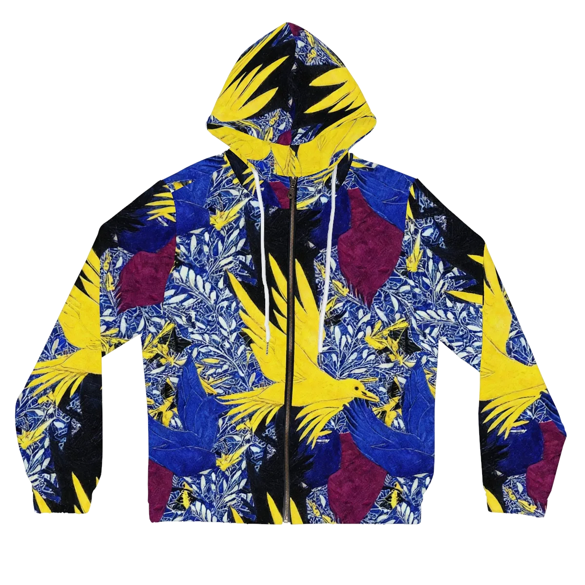 Golden Swift on Women's Full-Zip Hoodie — Front
