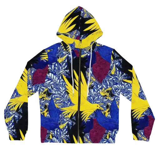Golden Swift on a Women's Full-Zip Hoodie