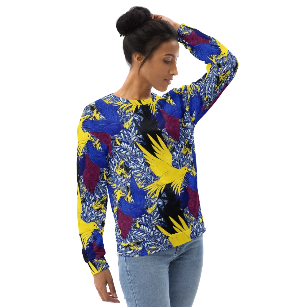 Golden Swift on Sweatshirt — Right Front