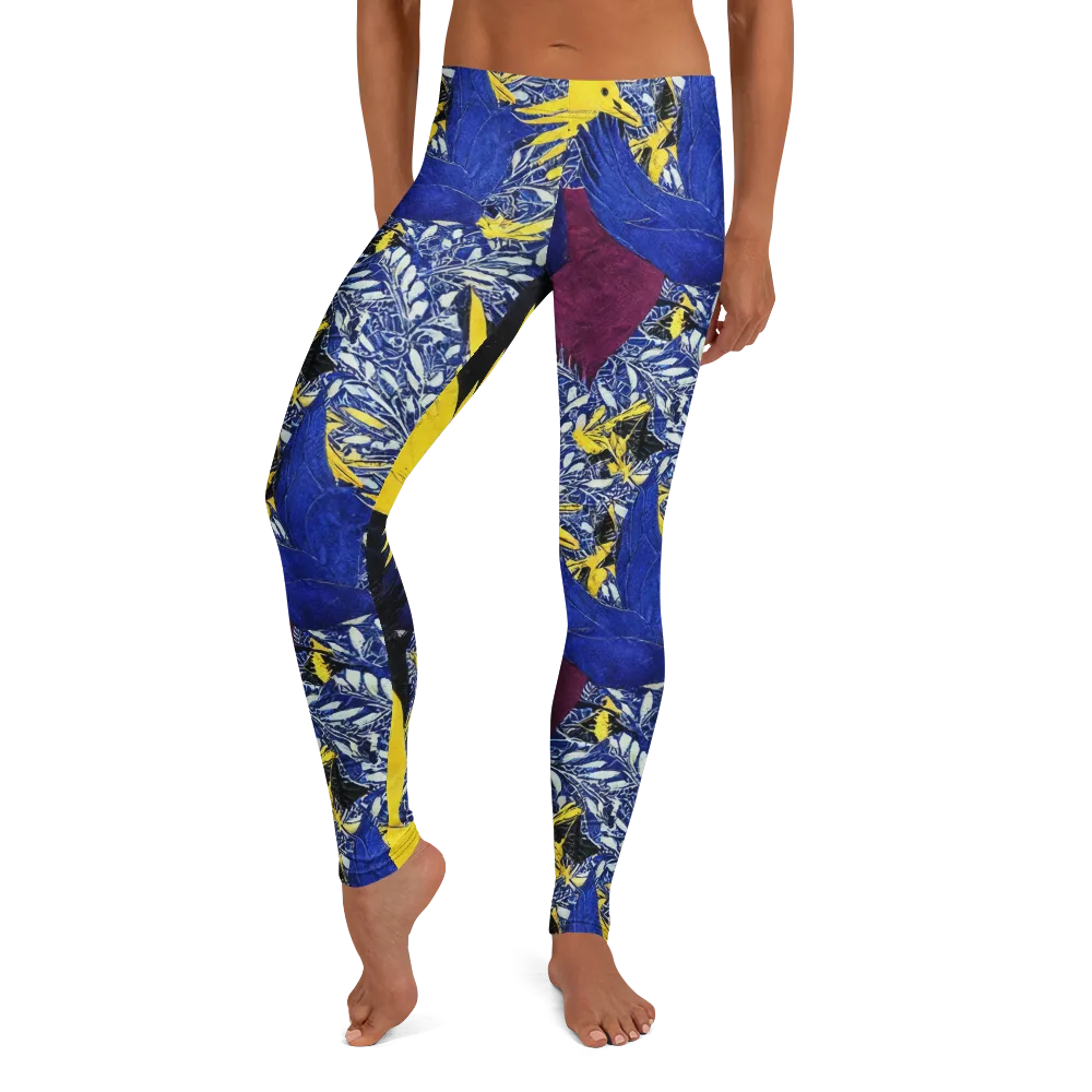 Golden Swift on Leggings — Front