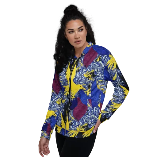 Golden Swift on a Bomber Jacket
