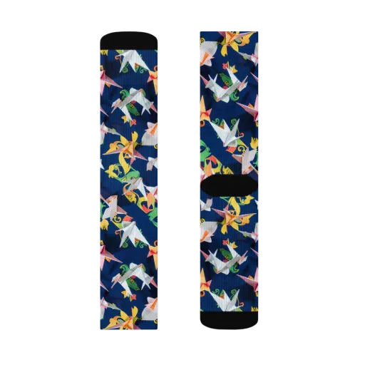 Origami Nocturne on a Socks