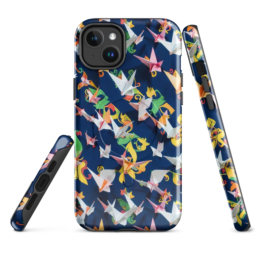 Origami Nocturne on MagSafe Tough Case for iPhone® — Front