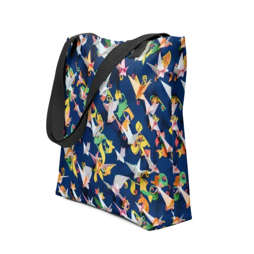 Origami Nocturne on a Tote Bag