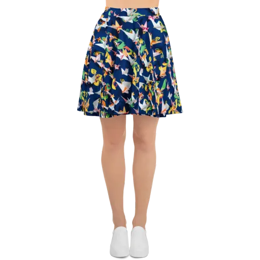 Origami Nocturne on a Skater Skirt