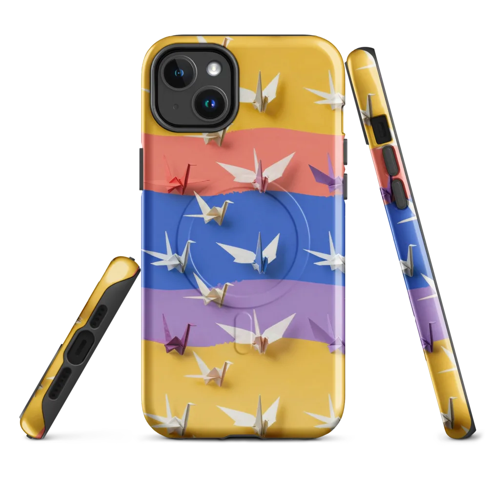 Origami Horizon on MagSafe Tough Case for iPhone® — Front