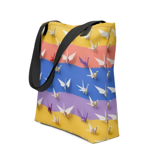 Origami Horizon on a Tote Bag