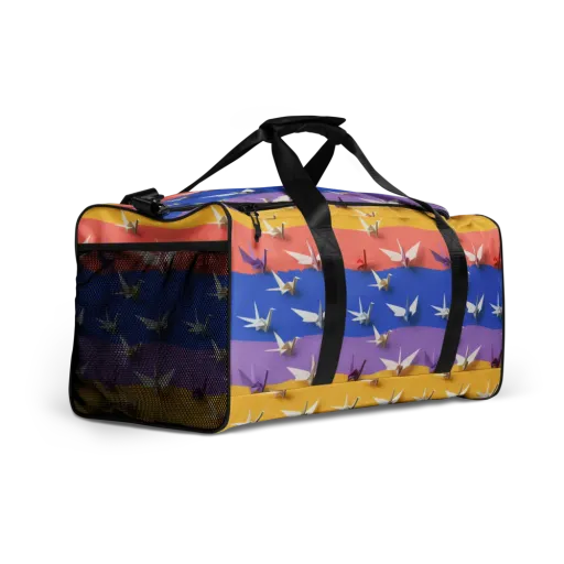 Origami Horizon on a Duffle Bag