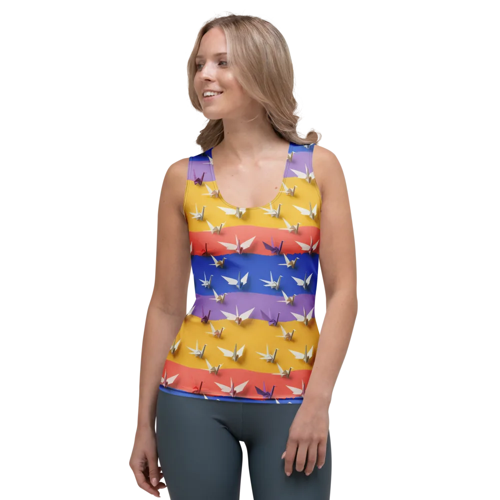 Origami Horizon on Women's Tank Top — Front