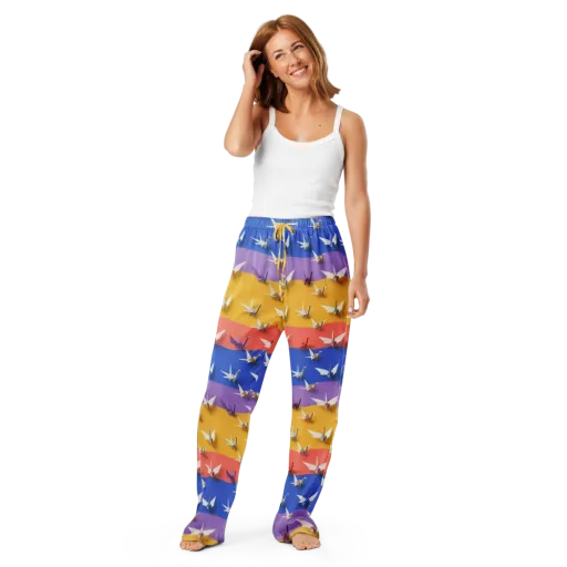 Origami Horizon on a Women's Pajama Pants