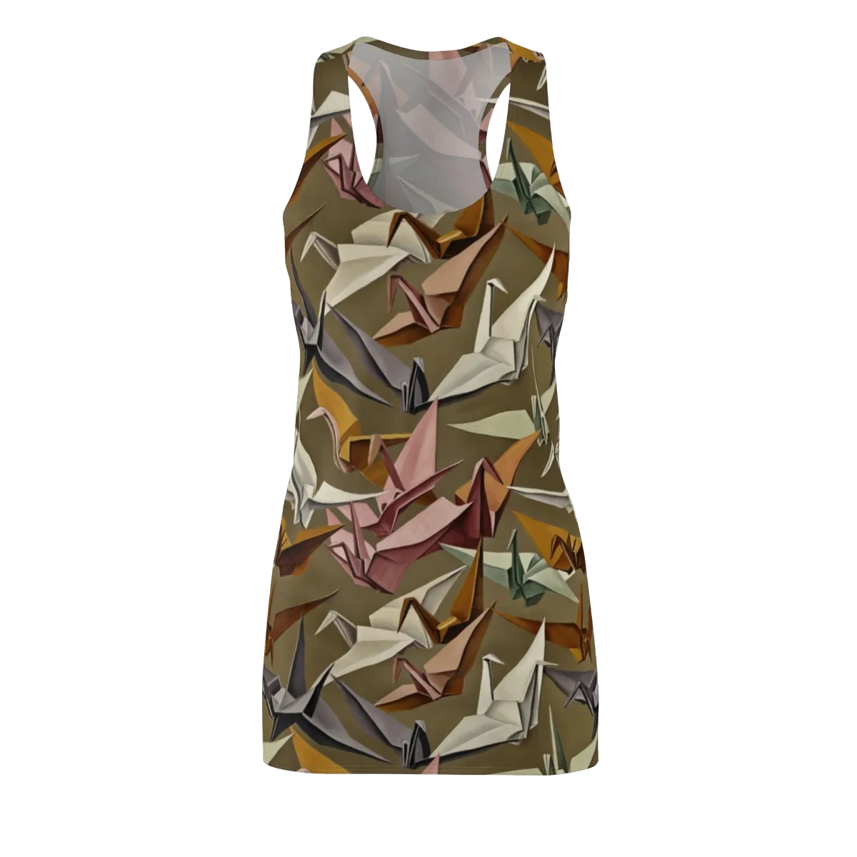 Paperwing Parade on Racerback Dress — Front