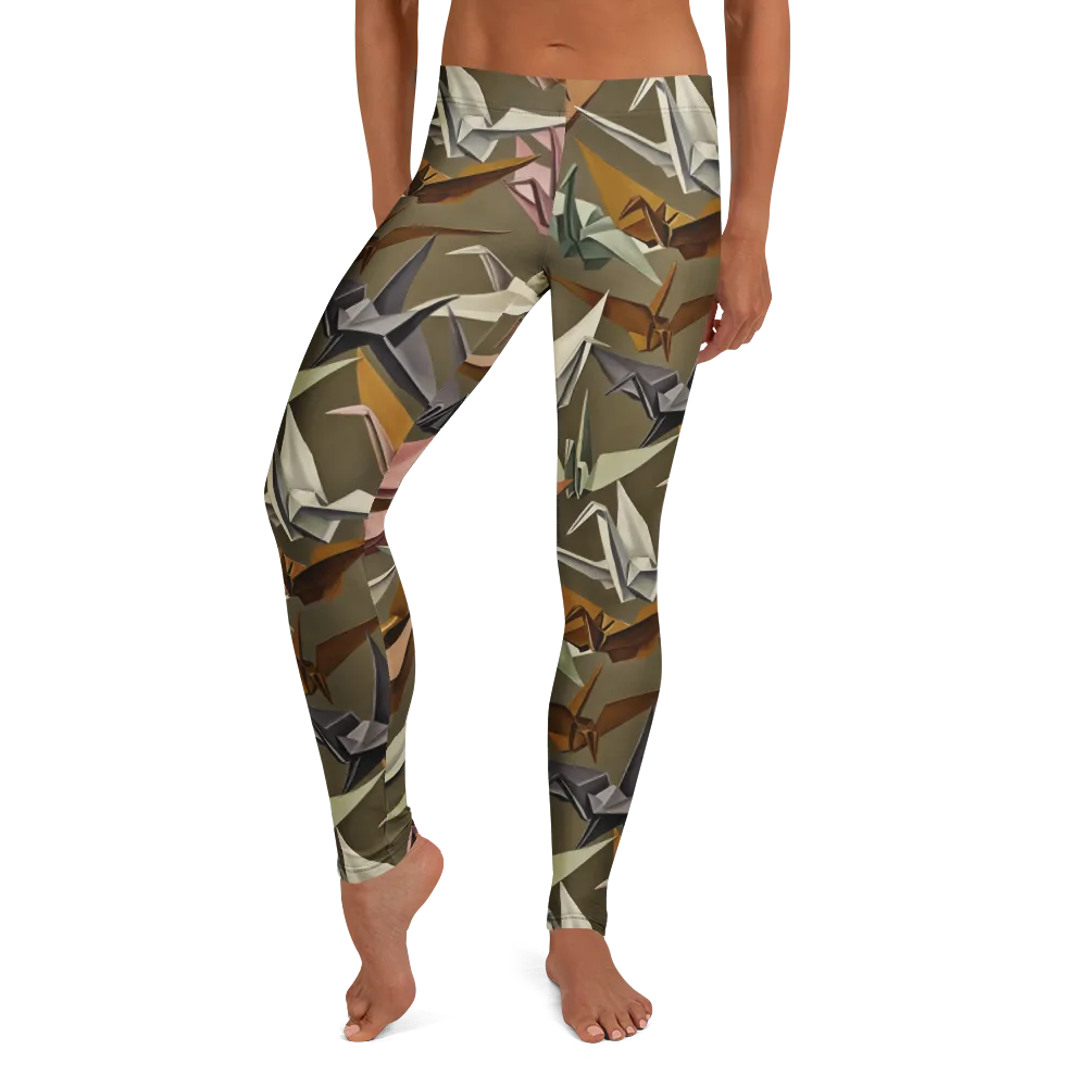 Paperwing Parade on Leggings — Front