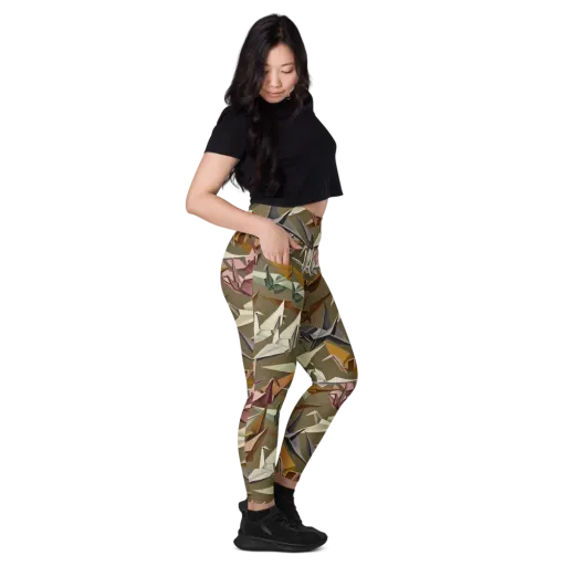 Paperwing Parade on a Leggings with Pockets