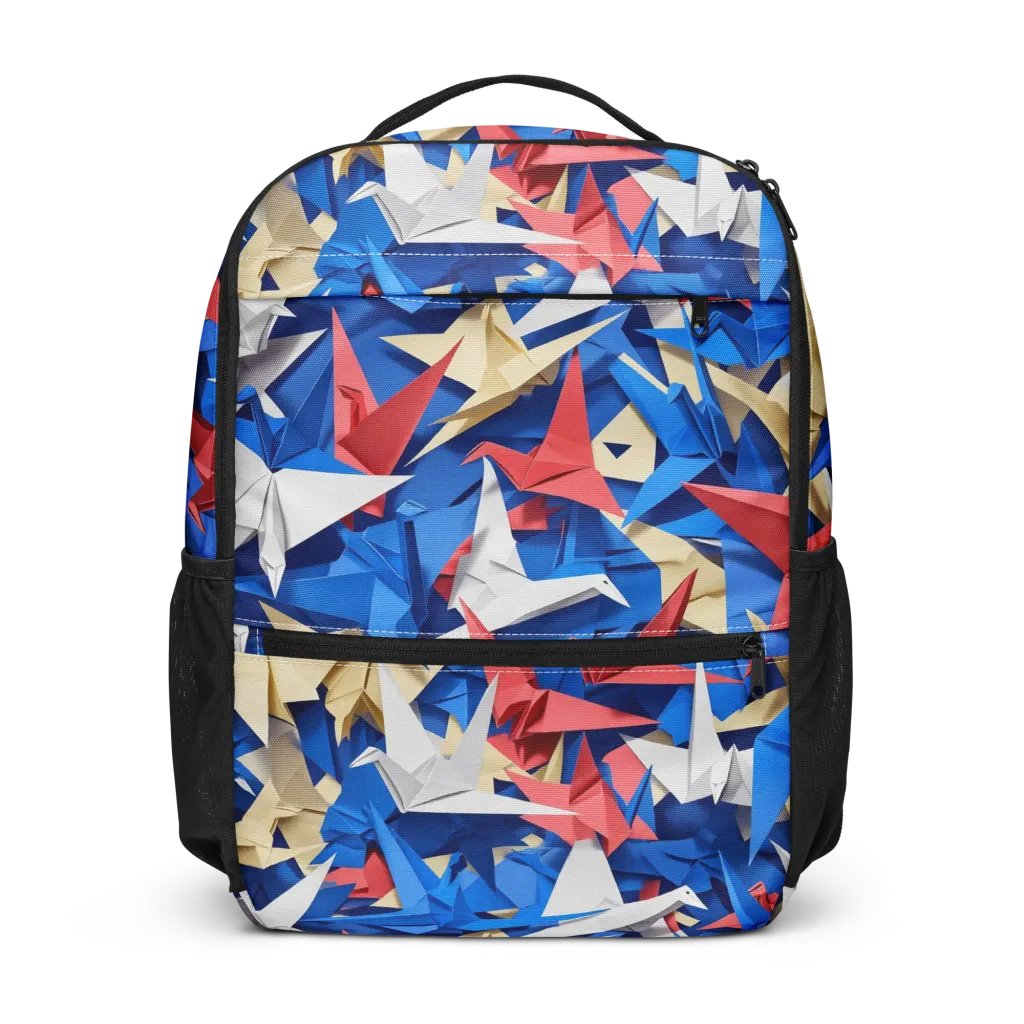 Crane Carnival on Utility Backpack — Front