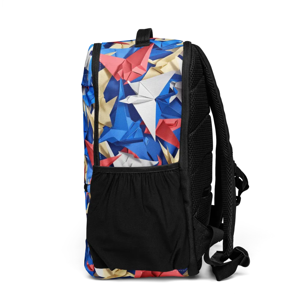 Crane Carnival on Utility Backpack — Left