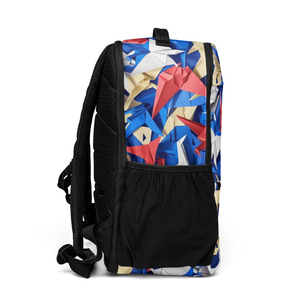 Crane Carnival on Utility Backpack — Right