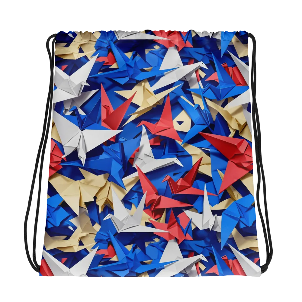 Crane Carnival on Drawstring Bag — Photo