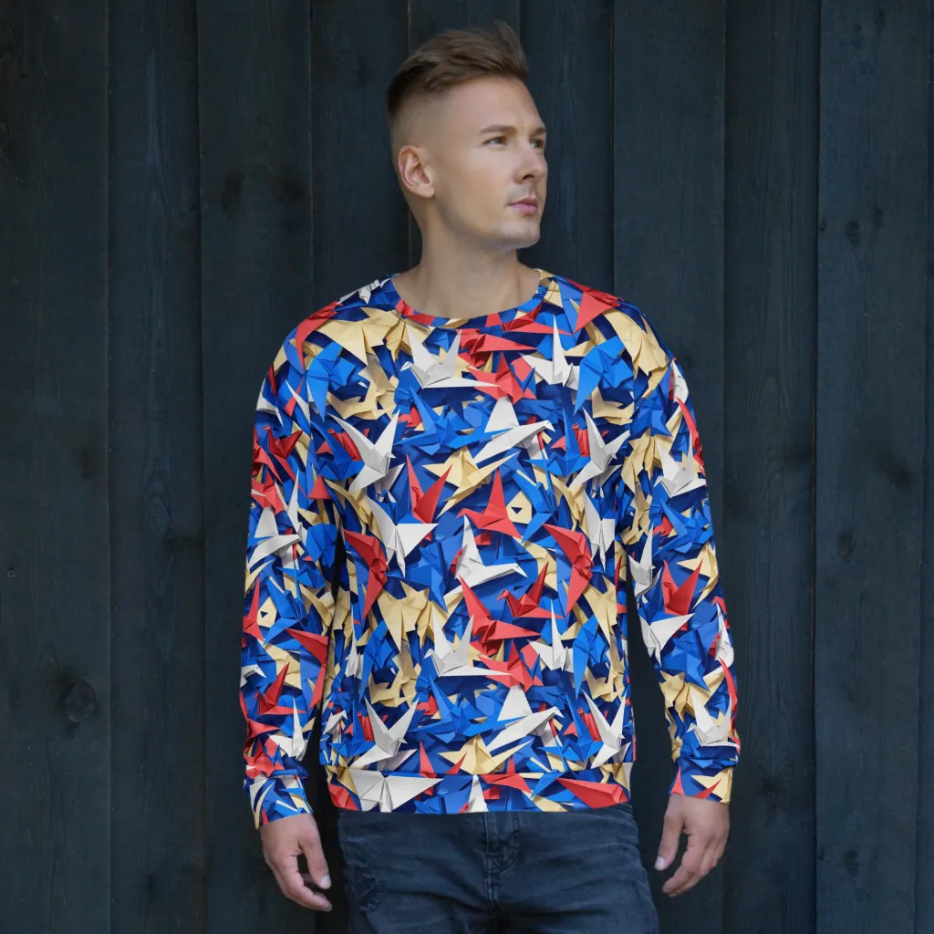 Crane Carnival on Sweatshirt — Front