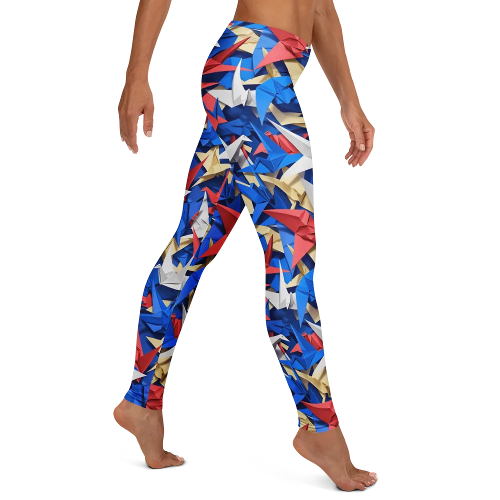 Crane Carnival on Leggings — Right
